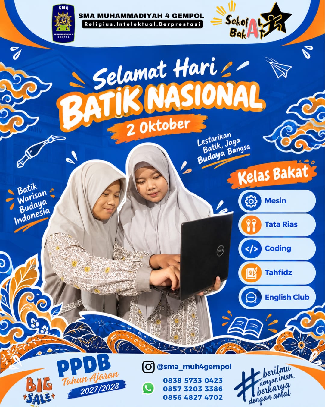Penyerahan Beasiswa Prestasi kepada 40 Siswa